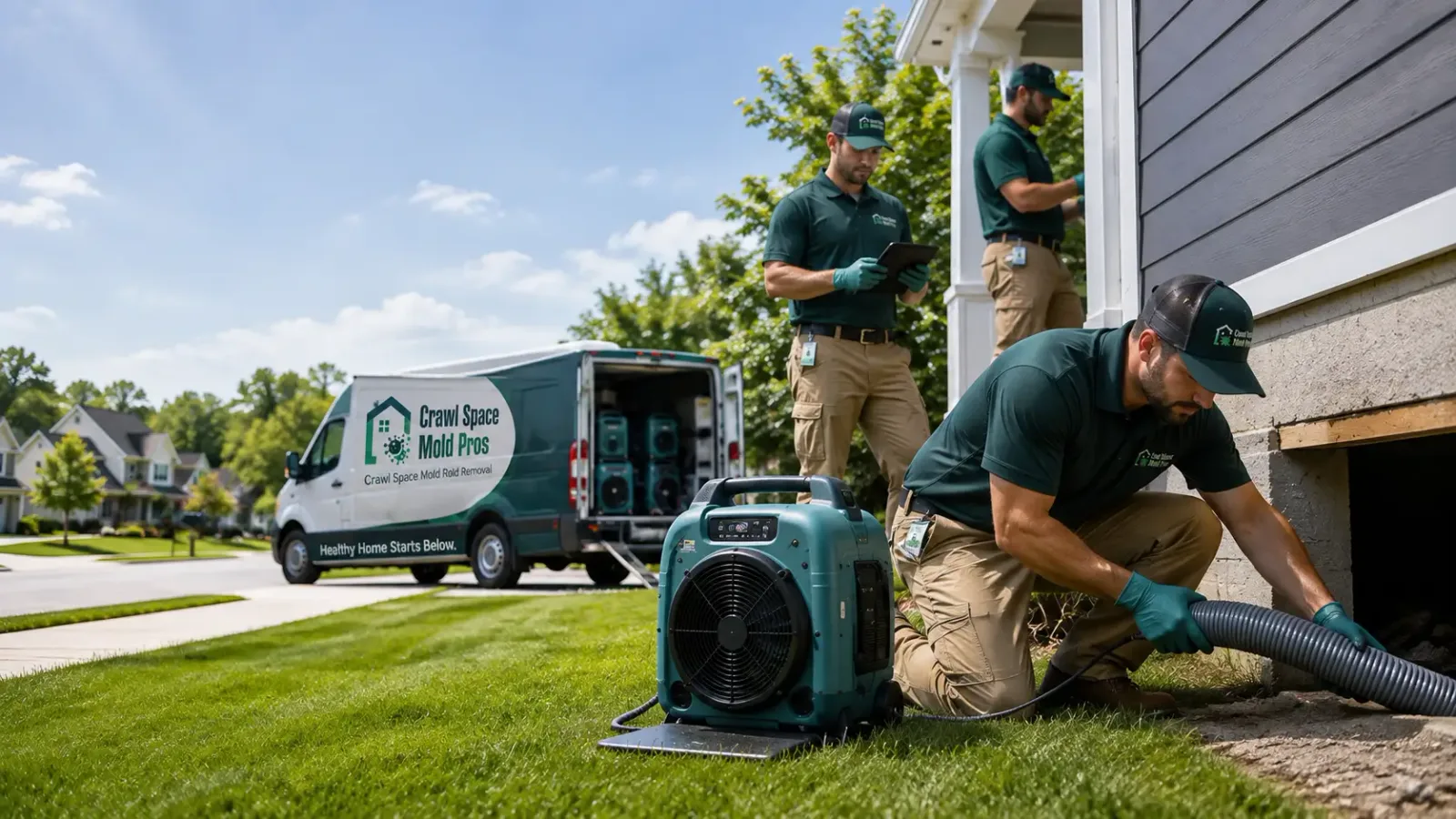 Crawl Space Mold Removal in Poplar, WI